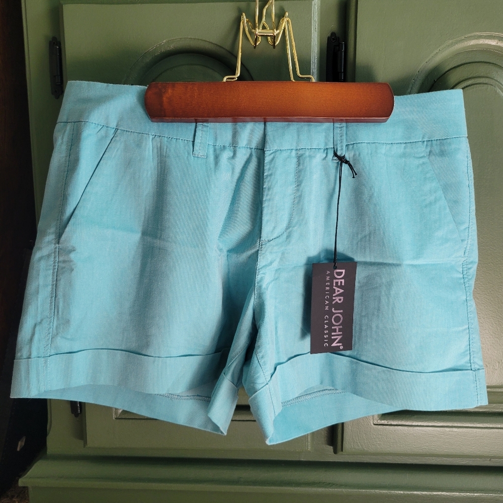 Dear John Aqua Blue Women's Bermuda Shorts